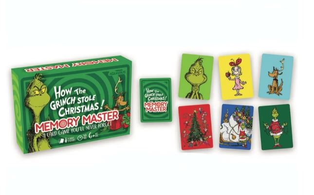 Grinch Christmas Memory Master Card Game