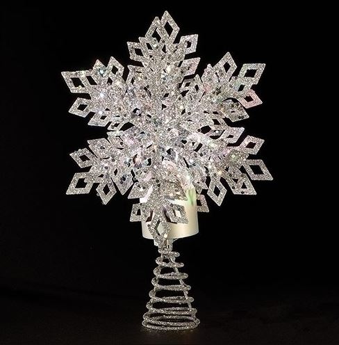 LED Snowflake Tree Topper