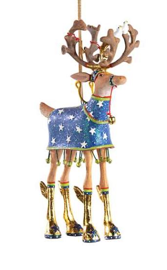Dash Away Comet Reindeer Ornament