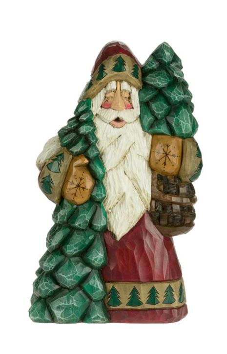 Red Evergreen Father Christmas