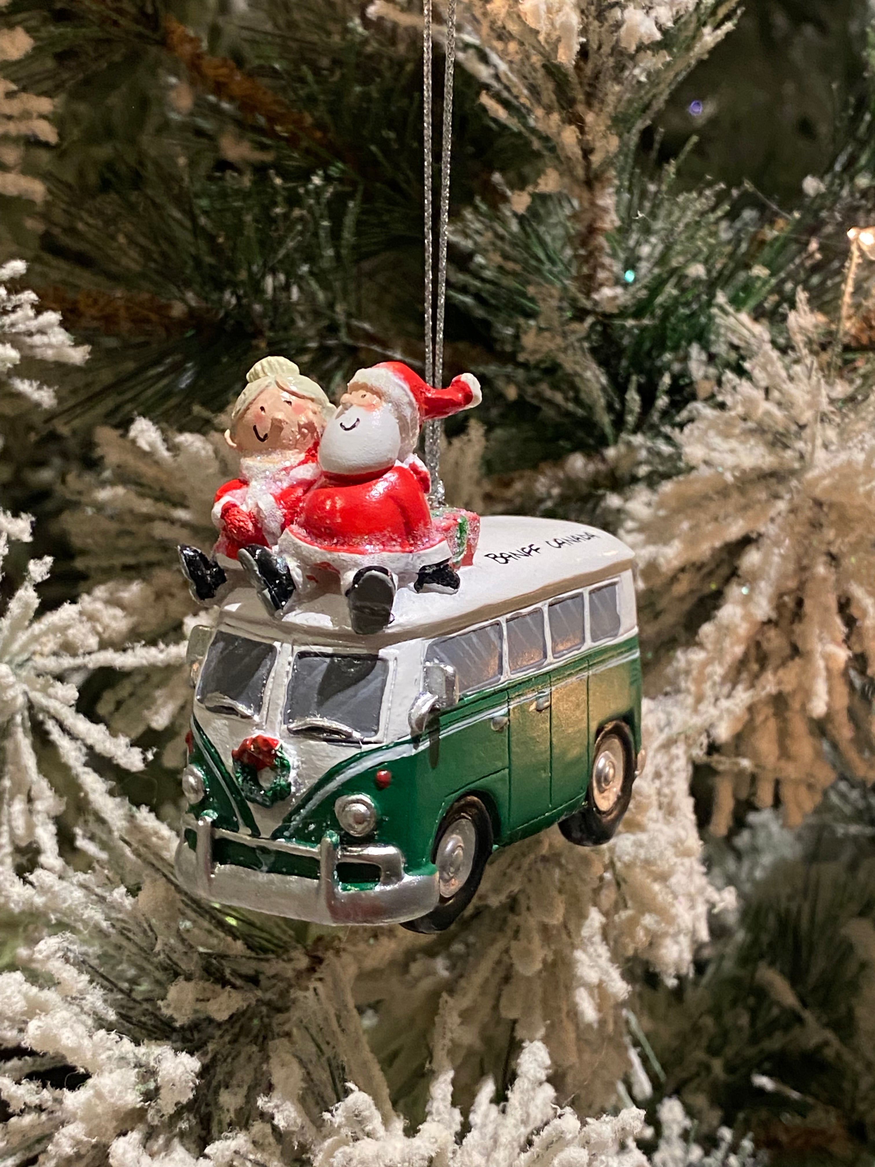 Vintage Van with Mr. & Mrs. Santa