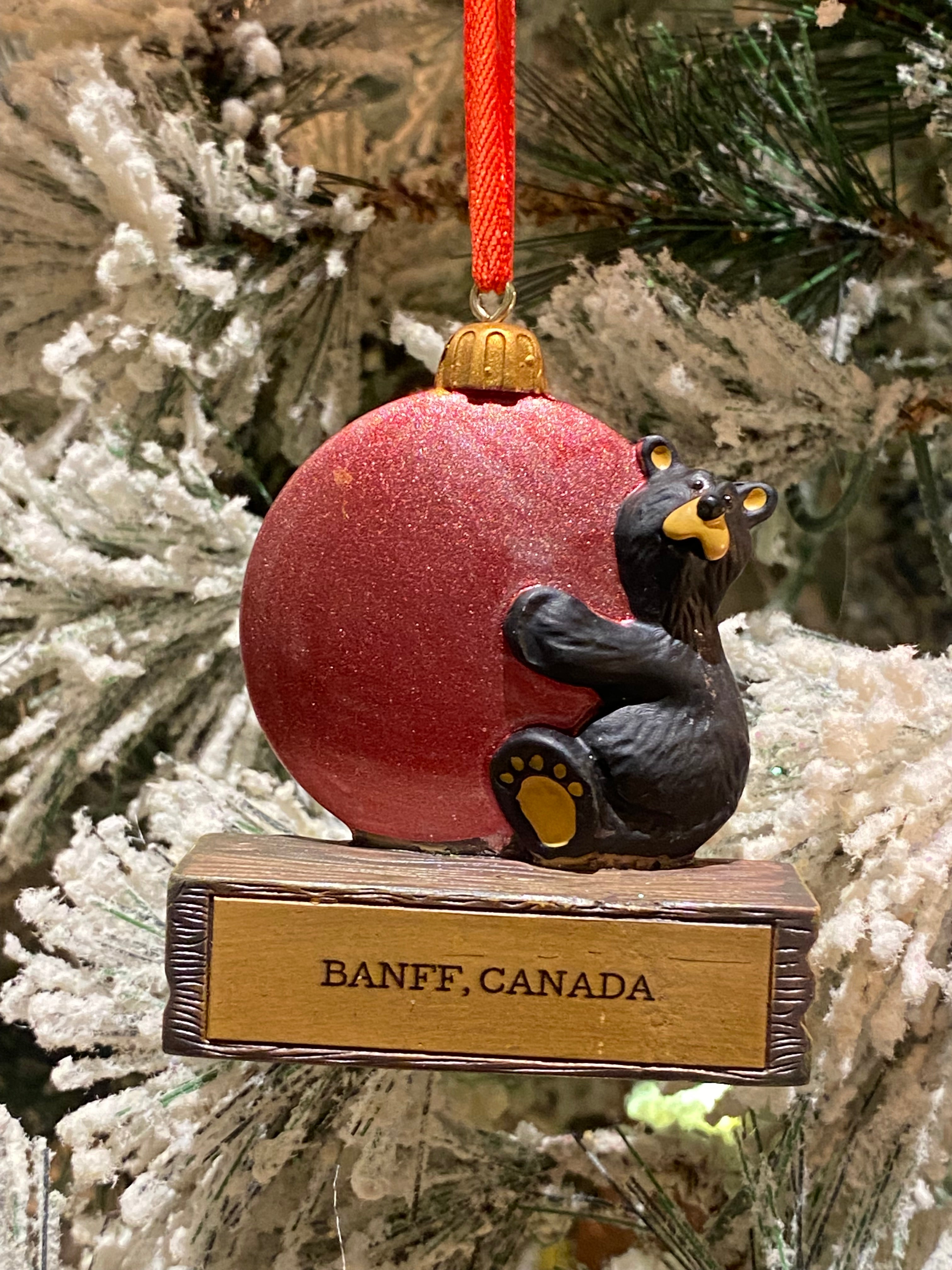 Cub on Ball Ornament