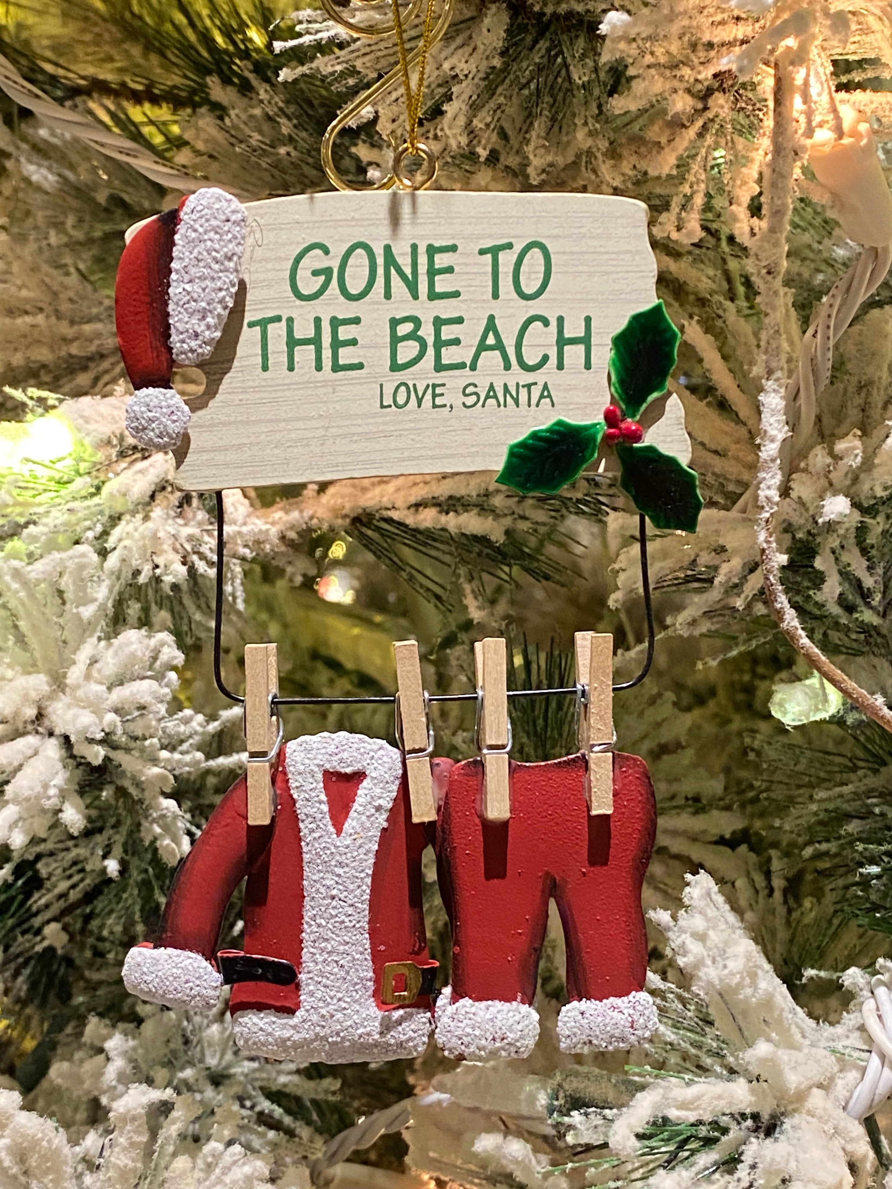 Santa gone to the Beach