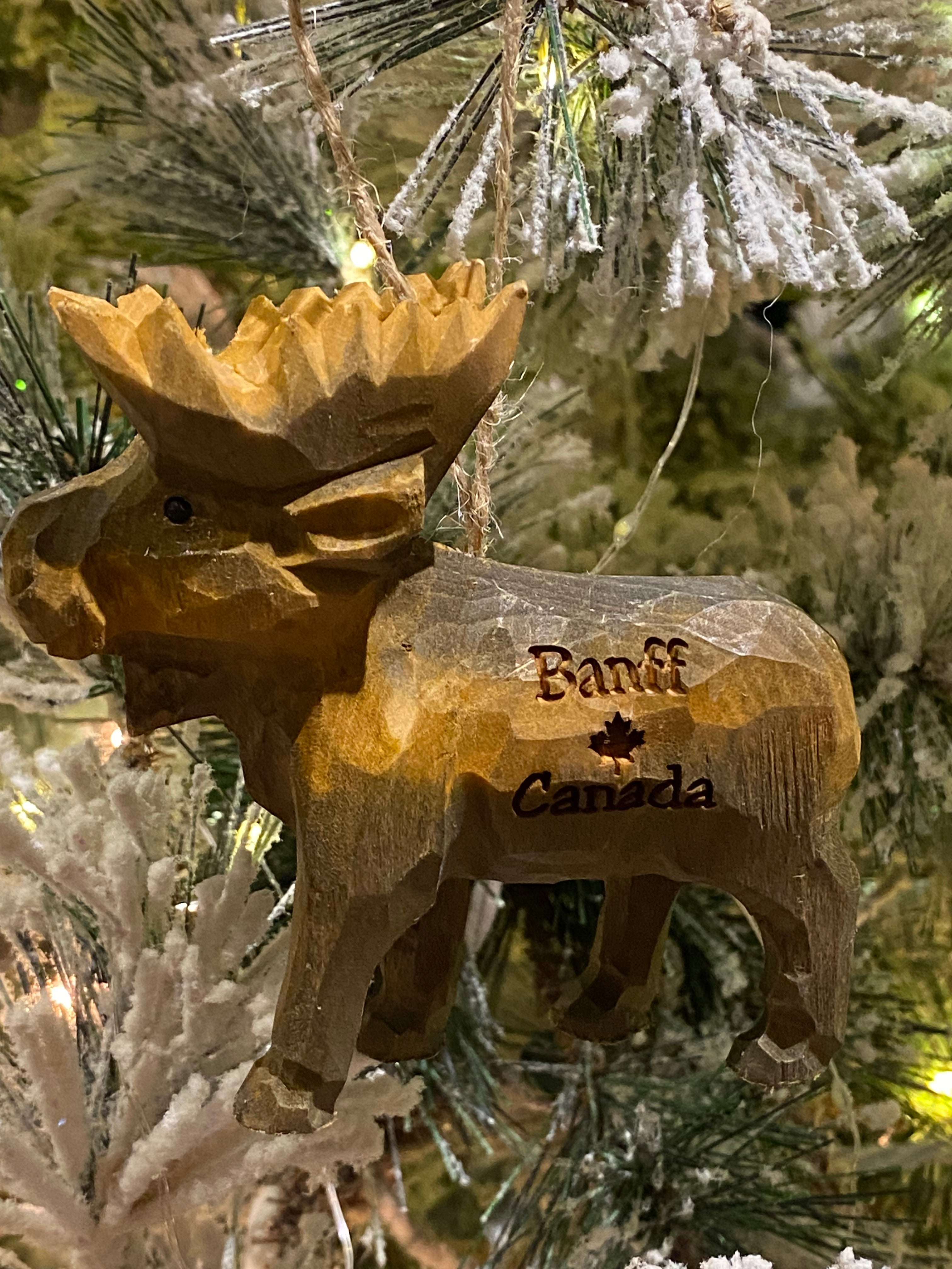 Banff 3D Moose Ornament