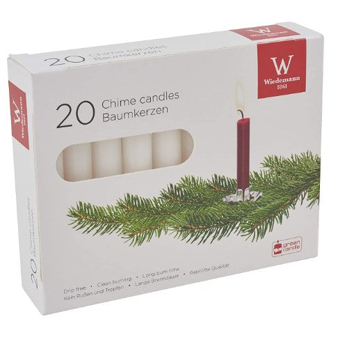 White Christmas Tree Candles