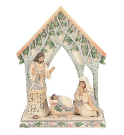 Woodland Holy Family/Creche Set