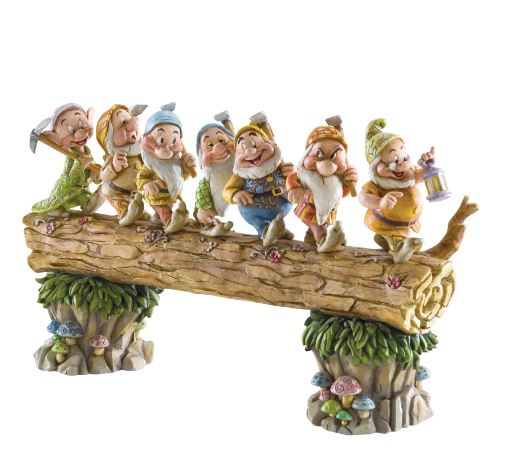 Seven Dwarfs on Log