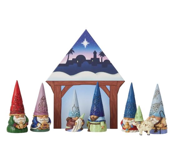Gnome Christmas Pageant 8PcSet