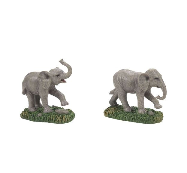 Zoological Garden Elephant set of 2