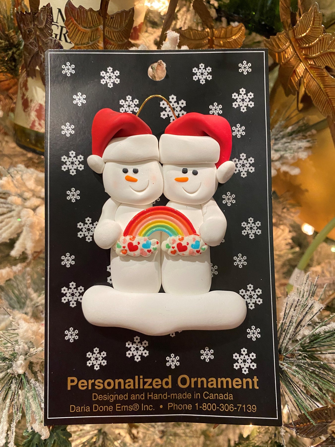 Snowman Rainbow Couple