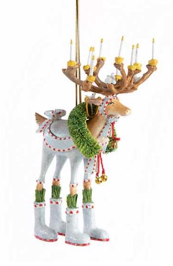 Dash Away Dasher Reindeer Ornament