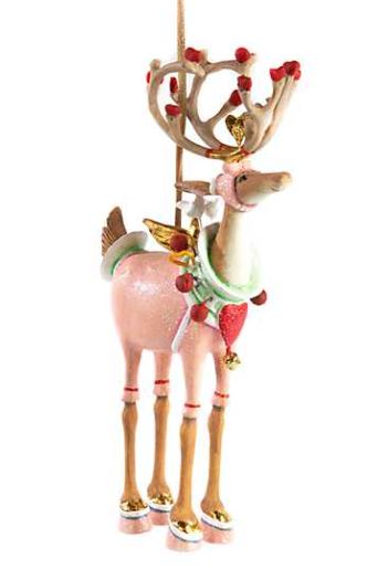 Dash Away Cupid Reindeer Ornament