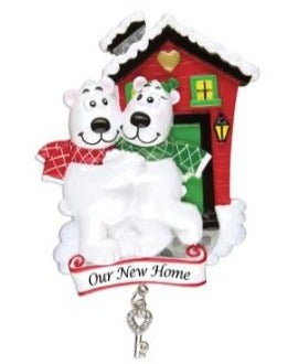 Polar New Home Personalized Ornament