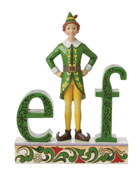 Buddy Elf Standing Elf Word