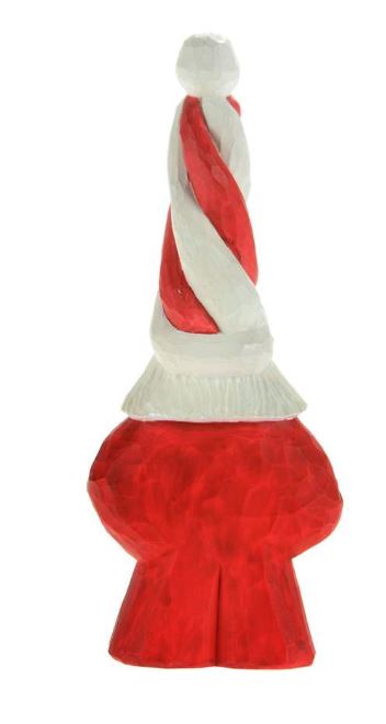Santa w/ Candy Cane Hat Figurine