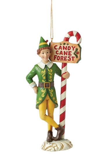 Buddy Elf by Candy Cane Ornament