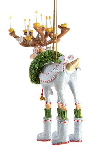 Dash Away Dasher Reindeer Ornament