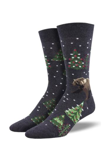 Men's Beary Christmas Socks