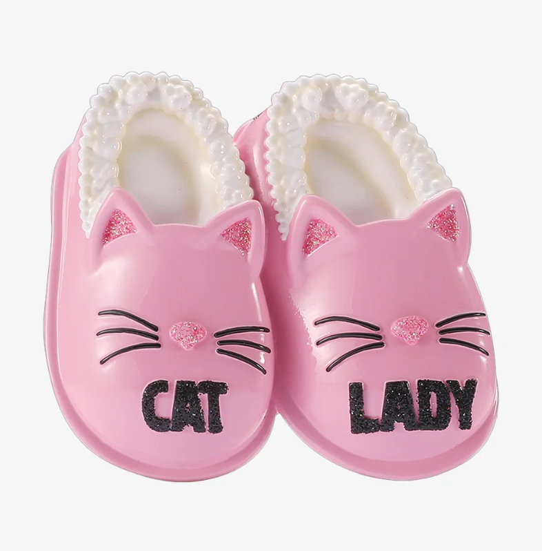 Pink Cat Lady Slippers