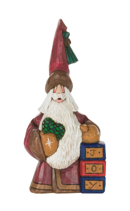DF 9" The Joy Block Tall Hat Santa