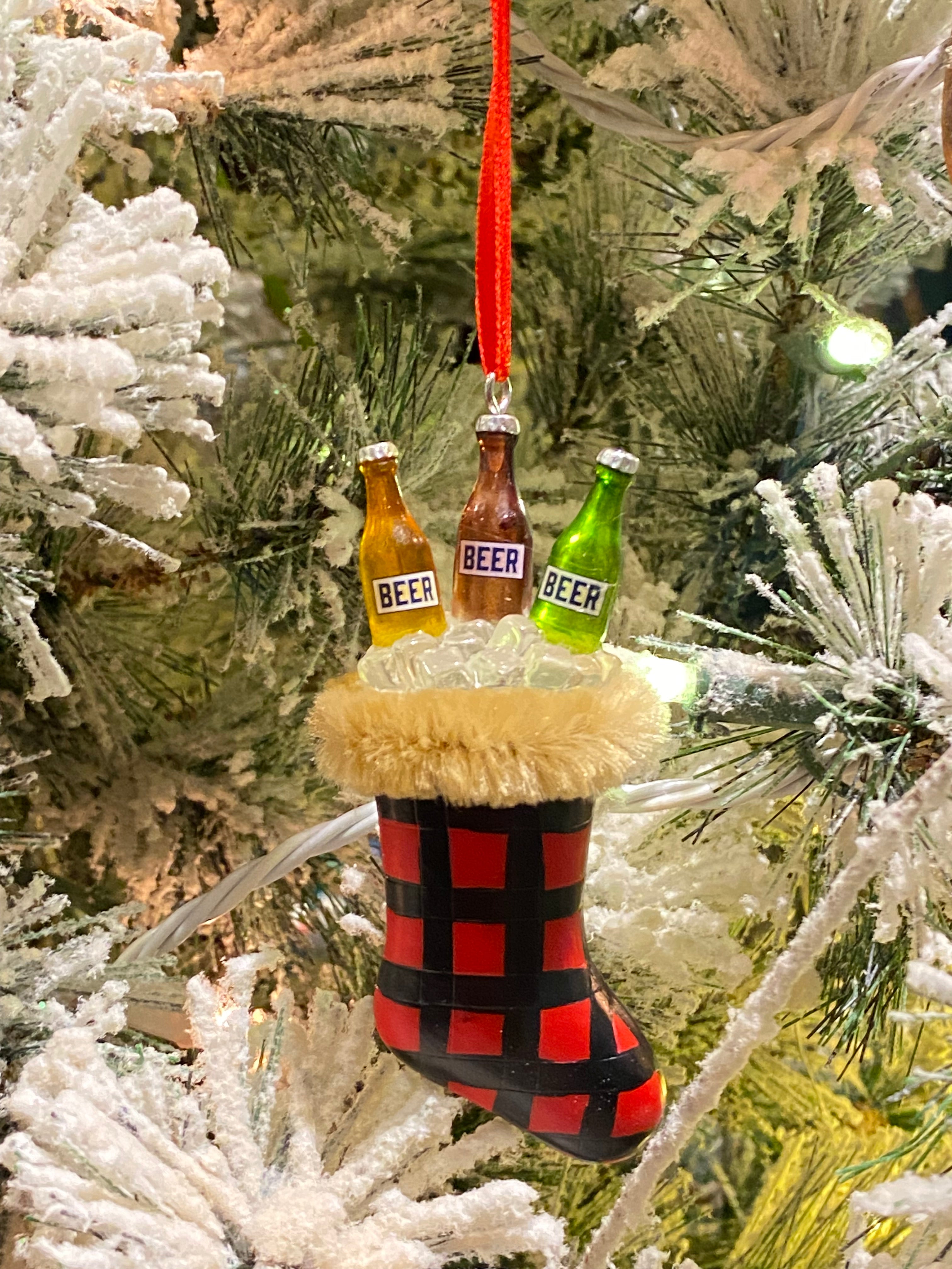 Beer Stocking Ornament