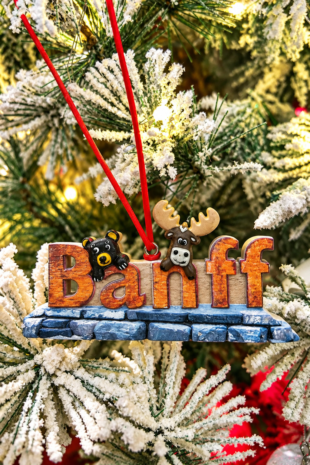 Banff Moose/Bear Ornament