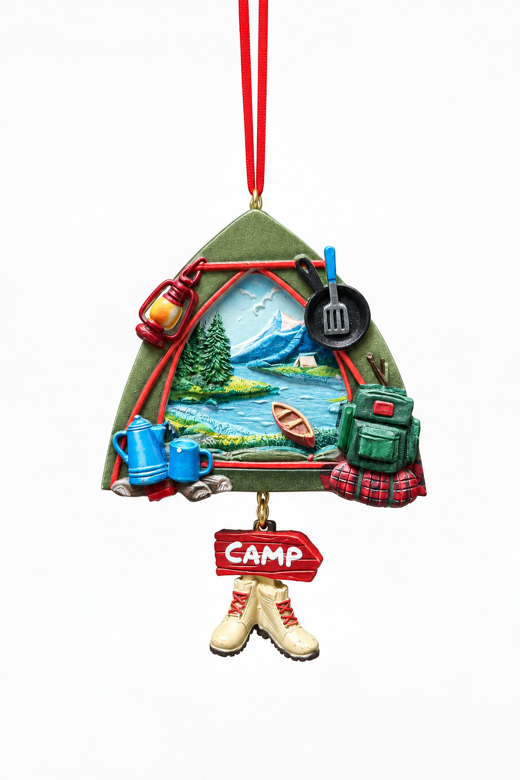 Camping Ornament
