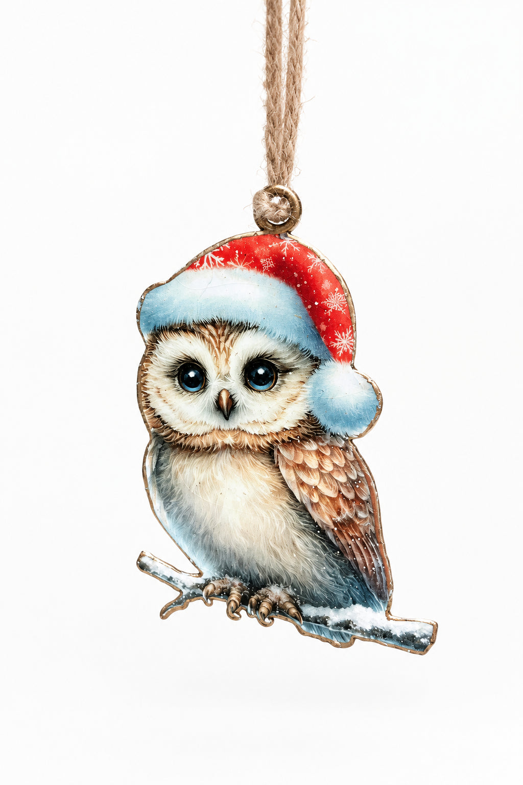 Owl with Hat Ornament