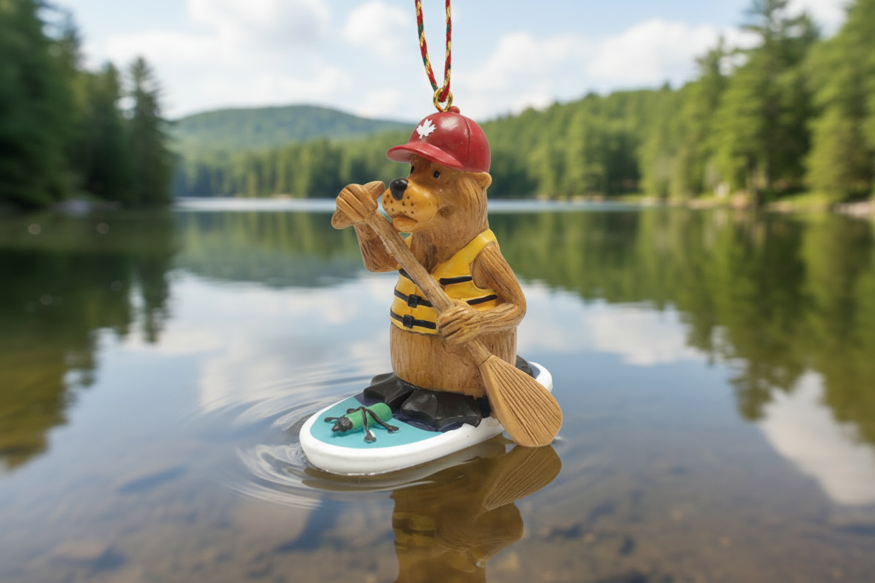 Buddy The Beaver SUP Ornament