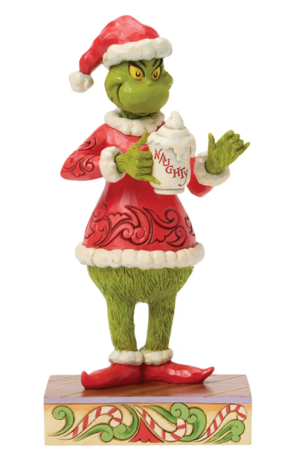 Grinch with Hot Chocolate Mug