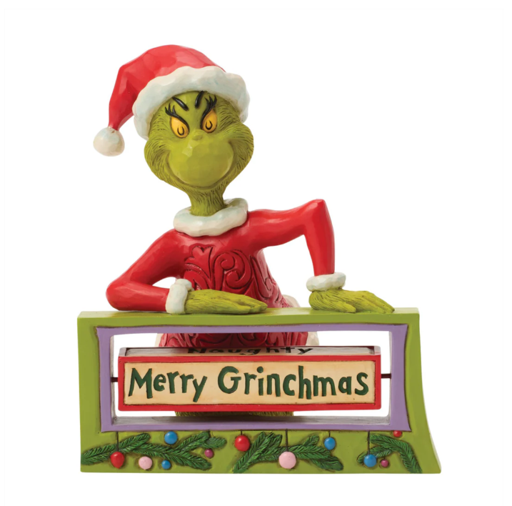 Grinch with Rotating Messages
