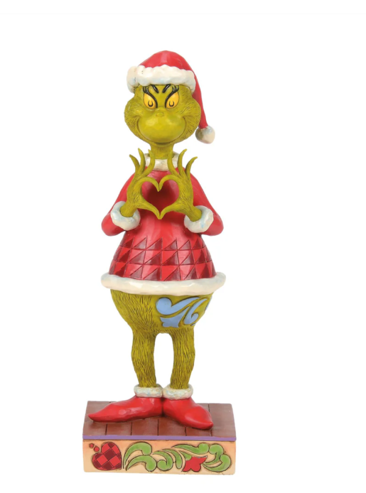 Grinch with Heart Hands Figurine