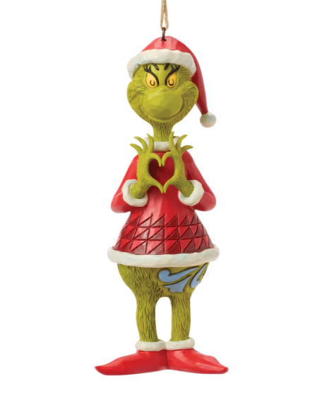 Grinch with Heart Hands