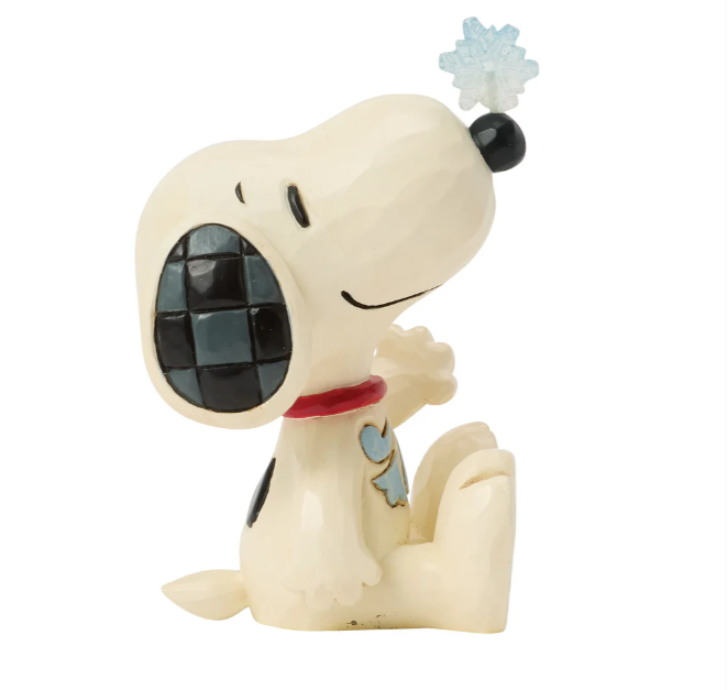 Snoopy Snowflake on Nose Mini