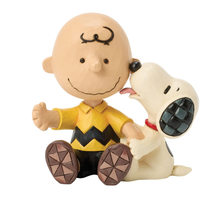 Charlie Brown with Snoopy