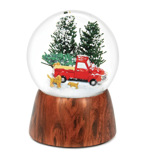 Glitterdome Musical Christmas Tree Pickup - "We Wish You a Merry Christmas" Tune