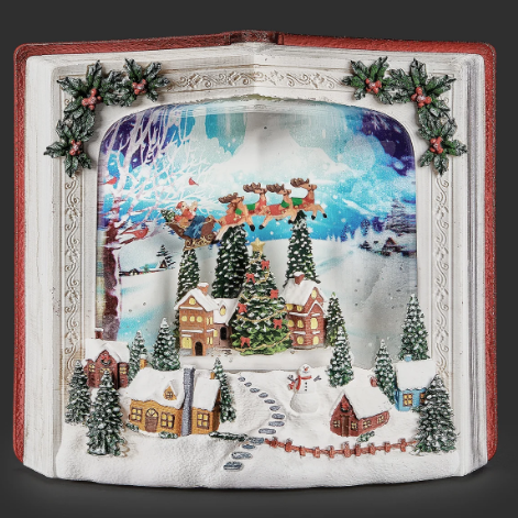 Confetti Lites Lighted Swirl A Christmas Carol Holiday Book