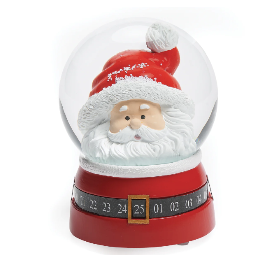 Glitterdome Musical Santa Advent Countdown - "Santa Claus is Coming to Town" Tune