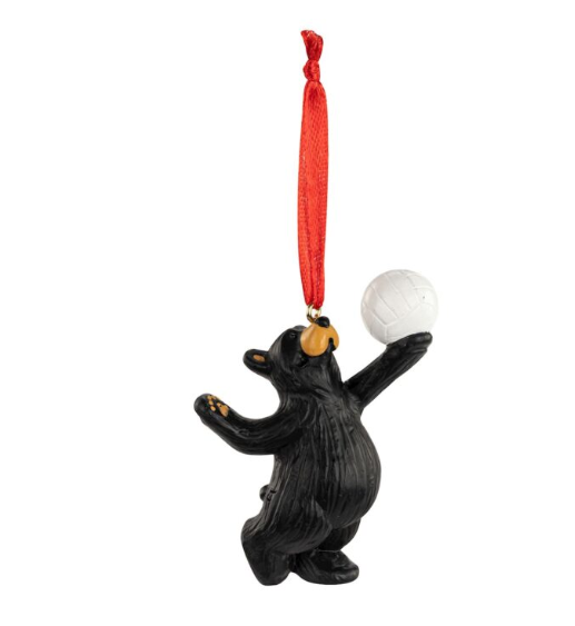 Volleyball Bear Ornament