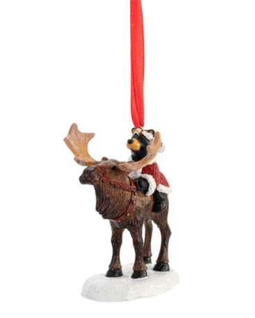 Bear Claus Ornament