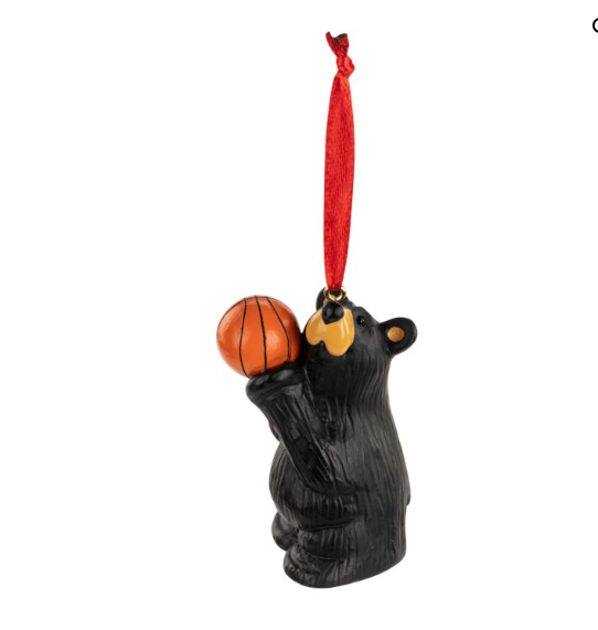 Basketball Bear Ornament