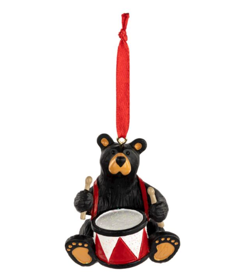 Little Drummer Bear Ornament