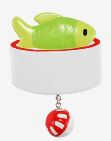 Cat Bowl with Fish