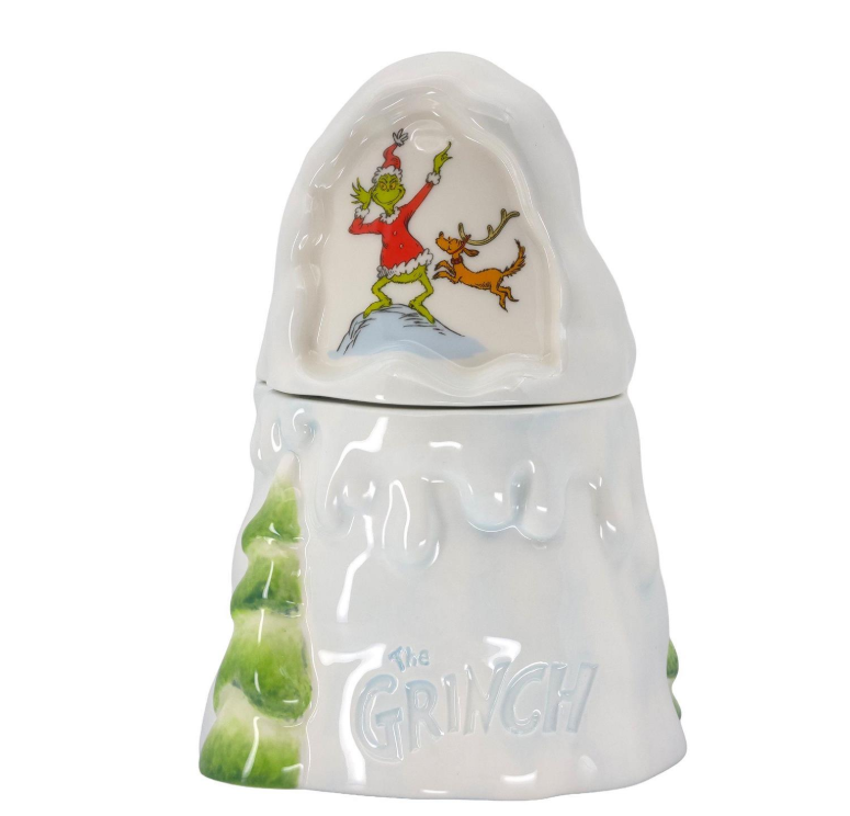 Grinch Mt Crumpit Cookie Jar