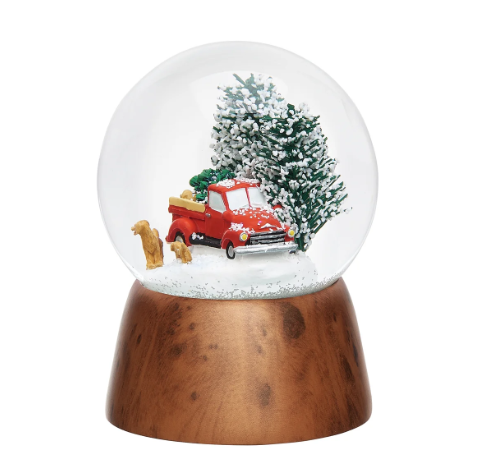 Glitterdome Musical Christmas Tree Pickup - "We Wish You a Merry Christmas" Tune