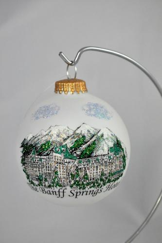 Banff Springs Hotel Glass Ball