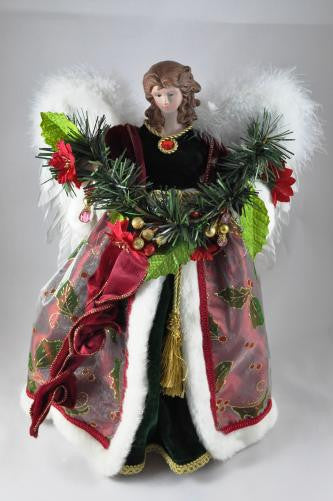 Red/Green Angel Tree Topper