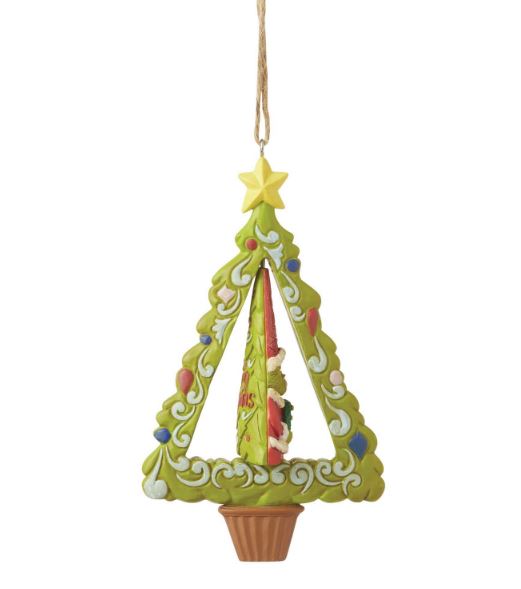 Grinch Gnome Tree Ornament