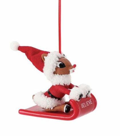 Believe Rudolph Ornaments