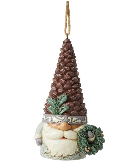 Woodland Gnome Pinecone Ornament